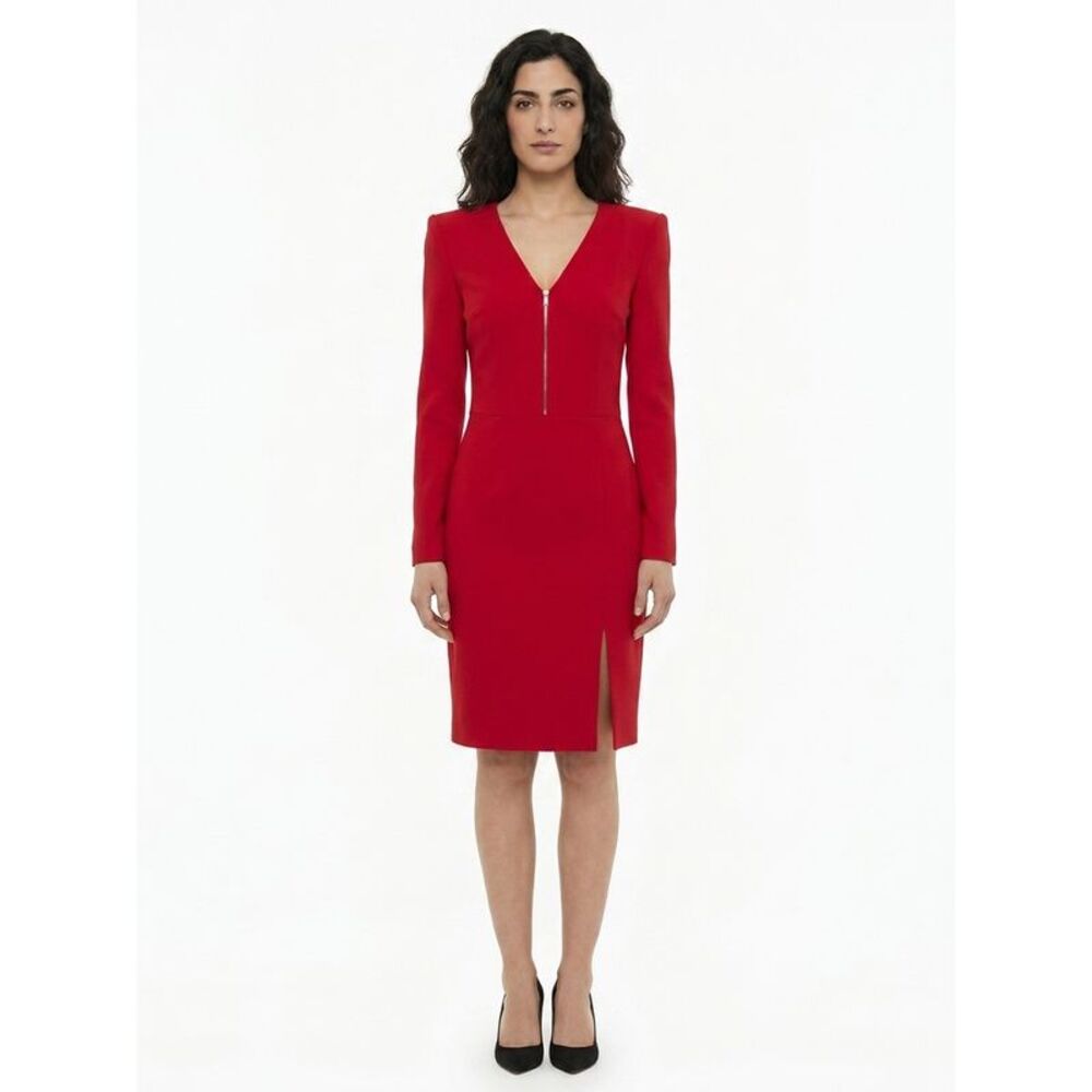 Dolce & Gabbana Red Cotton Cocktail Women's Dress